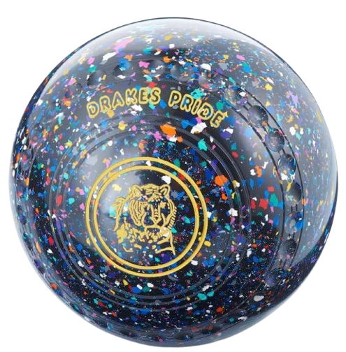 Drakes Pride XP Bowls - Harlequin, Gripped (Set of 4) - Heavy Weight - Size 00 - Black Harlequinw